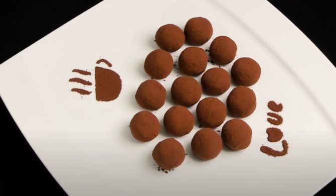 Шоколадные Трюфели конфеты без сахара рецепт