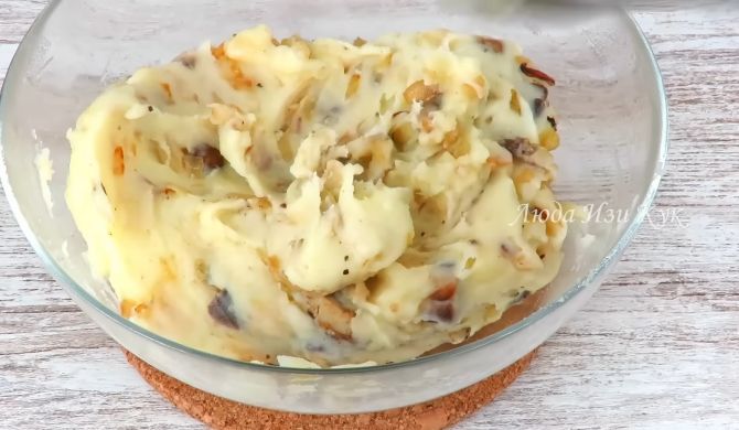 Начинка с картошкой и грибами для пирожков и пирогов рецепт