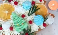 Медовый торт Елочка новогодний