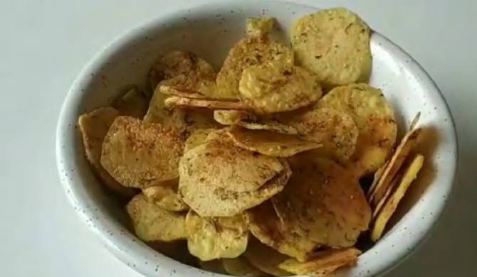 Картофельные чипсы в микроволновке рецепт