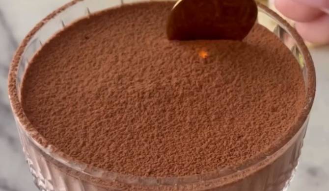 Десерт из творога, какао и желатина для похудения рецепт