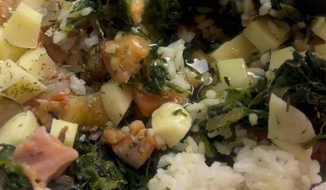 Кальмары, фаршированные тунцом и рисом – кулинарный рецепт