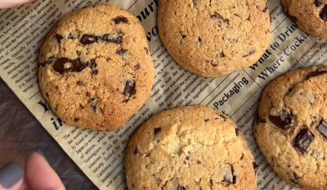 Американское печенье кукис с орехами и шоколадом рецепт