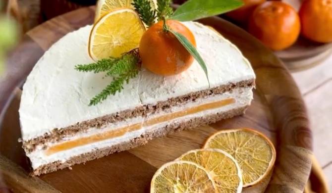 Нежный торт с лимонным кремом – кулинарный рецепт
