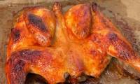 Запеченная курица в соусе барбекю в духовке