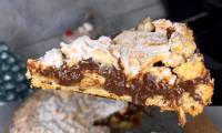 Пирог с маршмеллоу и шоколадом