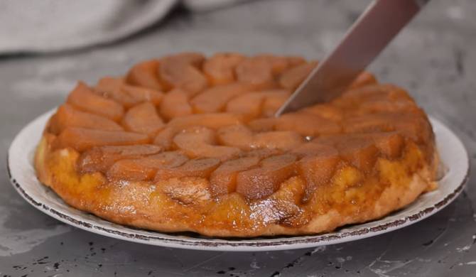 Видео Французский яблочный пирог Тарт Татен классический рецепт