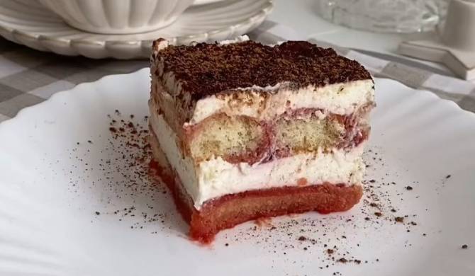 Простой бисквитный торт Маскарпоне — рецепт с фото и видео