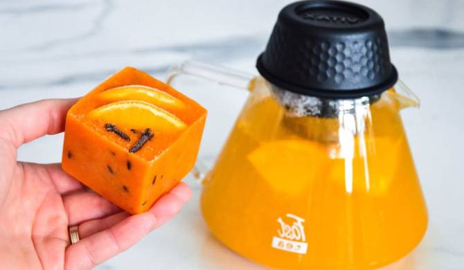 Облепиховый чай замороженный с апельсином рецепт