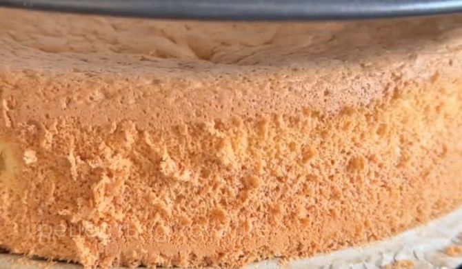 Простой бисквитный торт — рецепт с фото и видео