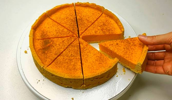 Видео Тыквенно апельсиновый пирог тарт без сахара рецепт