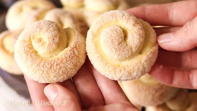 Печенье завитушки калачики на кефире в духовке рецепт