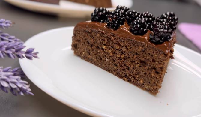 Шоколадный торт из кабачков без пшеничной муки рецепт