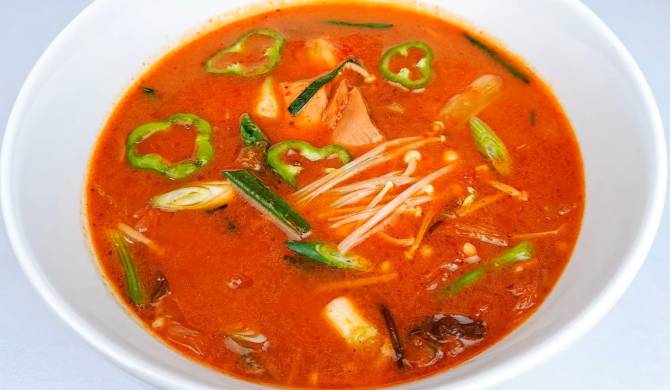Корейский суп Кимчи тиге с тунцом по корейски рецепт