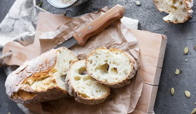 Хлеб на кефире с мукой без дрожжей в духовке рецепт