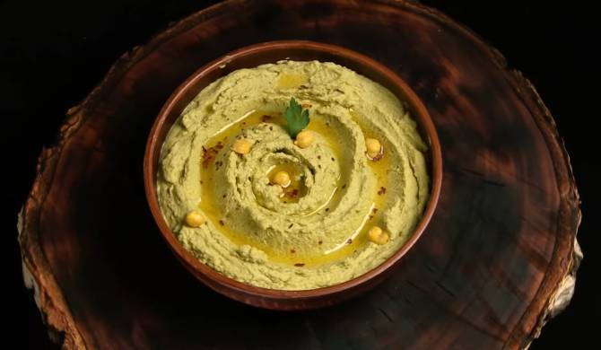 Видео Домашний хумус из нута с оливками рецепт