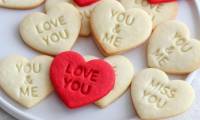 Печенье валентинки сердечки на день влюбленных
