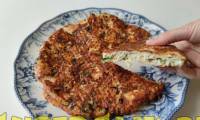 Хачапури из лаваша с курицей на сковороде