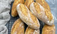 Дрожжевой пшеничный хлеб со льном