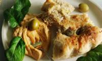 Хлеб Фоккача с оливками