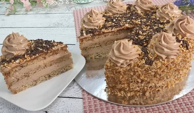 Бисквитный торт с безе и орехами - пошаговый рецепт с фото на internat-mednogorsk.ru