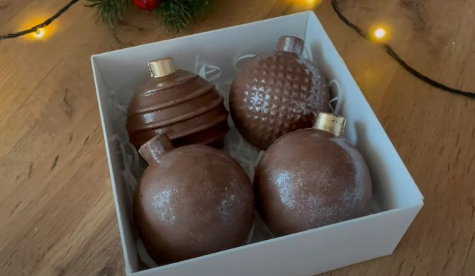 Шоколадные бомбочки с маршмеллоу и какао рецепт