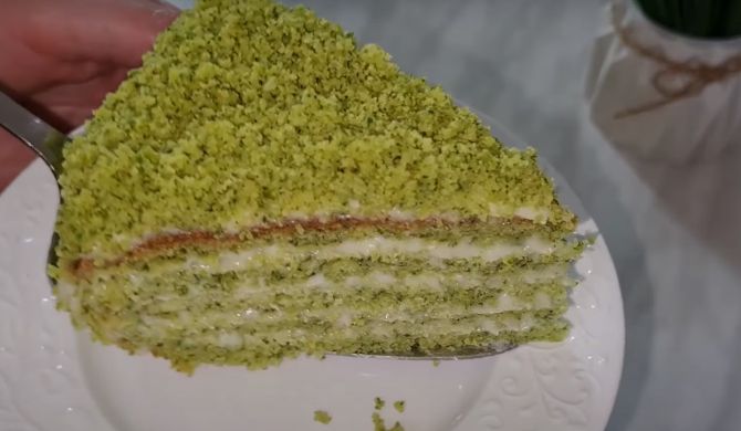 Медовый торт со сметанным кремом - пошаговый рецепт с фото