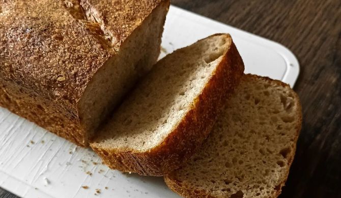Овсяный хлеб из овсяной муки на дрожжах в духовке рецепт