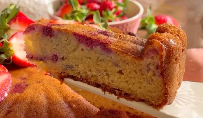 Пирог с черникой – кулинарный рецепт