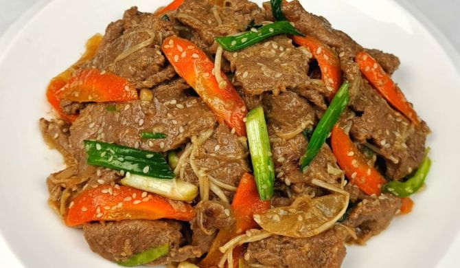 Пулькоги жареное мясо говядины по корейски рецепт