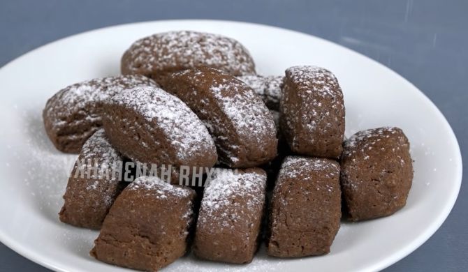 Шоколадное песочное печенье домашнее рецепт