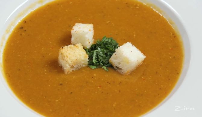 Чечевичный крем суп из красной чечевицы по турецки рецепт