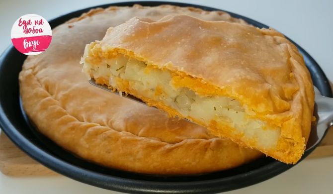 Постный пирог с картошкой рецепт