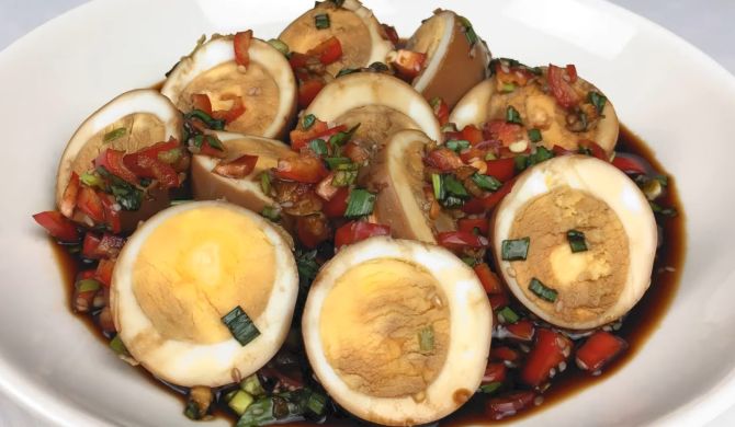 Маринованные яйца в соевом соусе по корейски рецепт