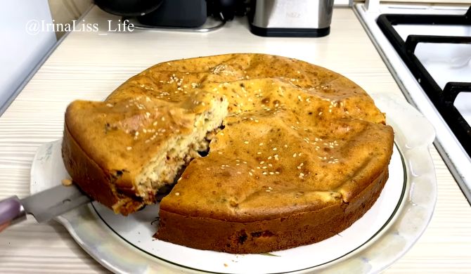 Пирог с минтаем – кулинарный рецепт