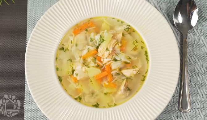 Рыбный суп с красной рыбой, хеком и вермишелью рецепт
