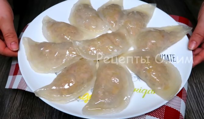Прозрачные Камди Пигоди пирожки с мясом и капустой по корейски рецепт