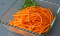 Морковь по корейски с уксусом и чесноком
