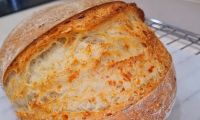 Сырный хлеб на закваске левито мадре