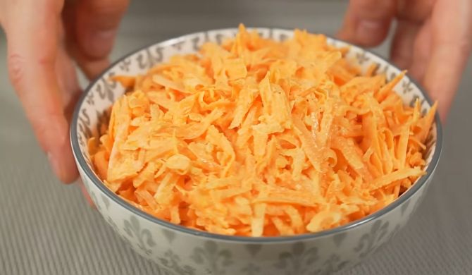 Салат из моркови с чесноком и майонезом рецепт