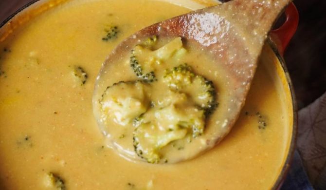 Сырный суп с брокколи рецепт