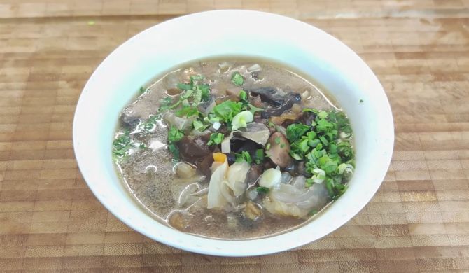 Японский мисо суп с грибами рецепт