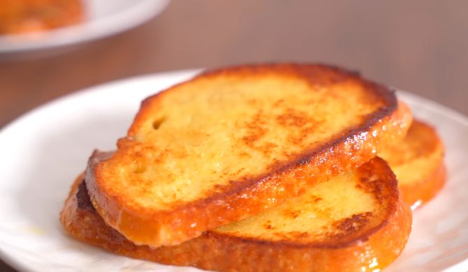 Французские тосты сладкие с яйцом и молоком рецепт