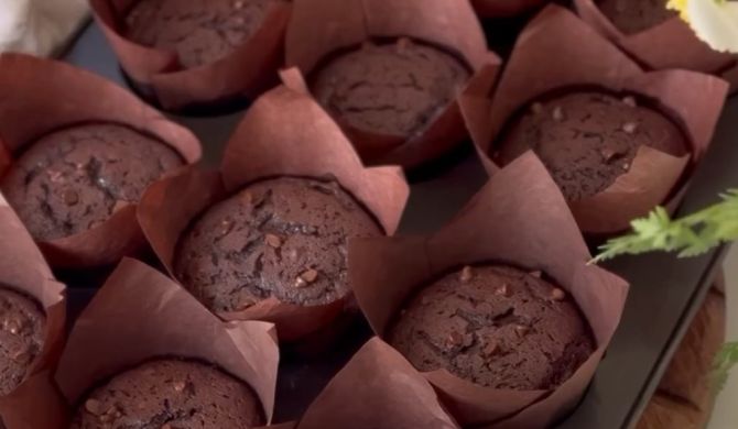 Шоколадные маффины в духовке домашние рецепт