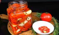 Домашние вяленые томаты в духовке в масле на зиму
