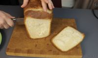 Яичный белый хлеб в хлебопечке