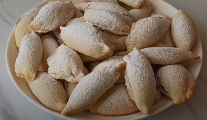 Рассыпчатое печенье с грецкими орехами и белком рецепт