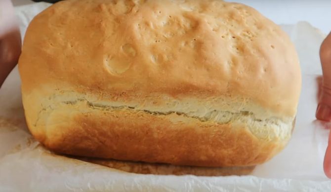 Домашний хлеб на кефире в духовке рецепт