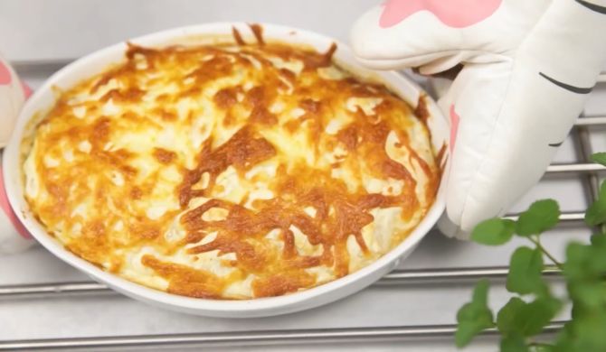 Пирог из лаваша с курицей, грибами и сыром в духовке рецепт