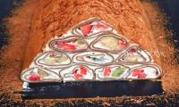 Блинный торт с творогом без выпечки Монастырская изба